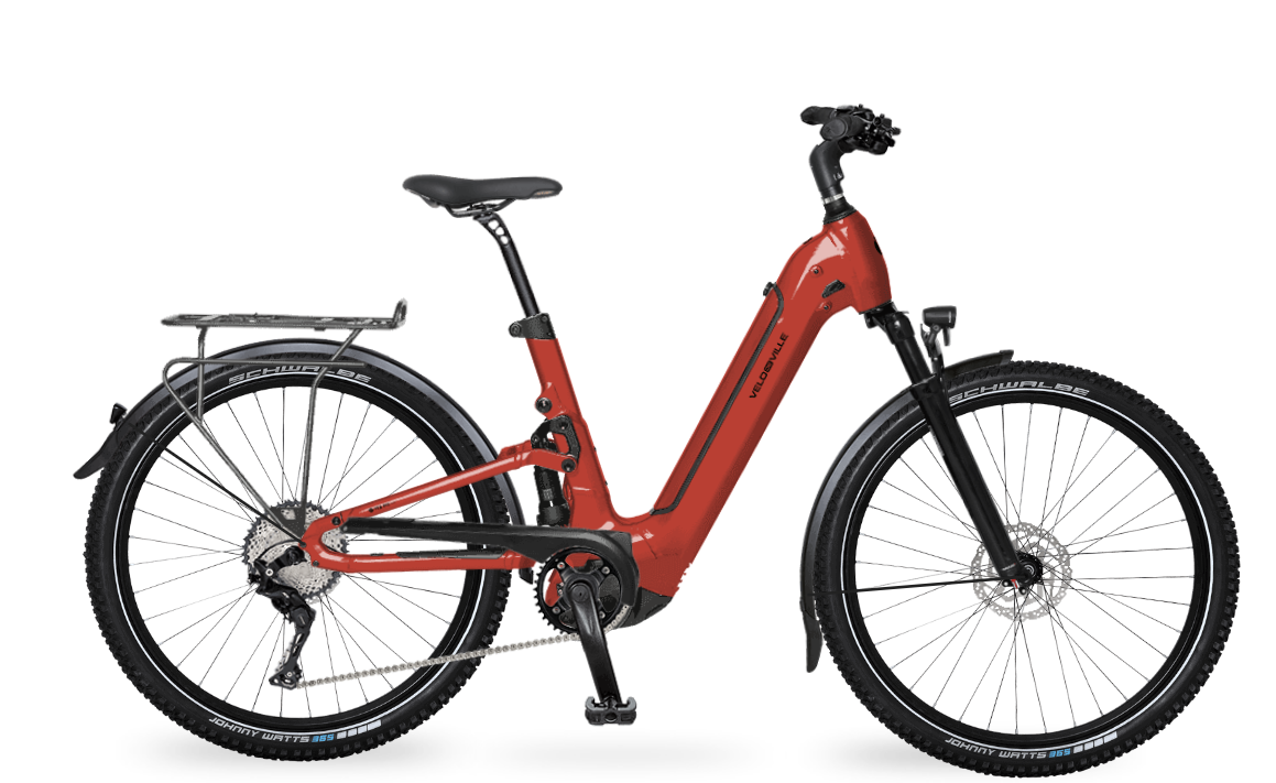 Feb990 Fs Smart 27,5 9 Gang Shimano Alivio 48 Cm Scarlet Red Glanz